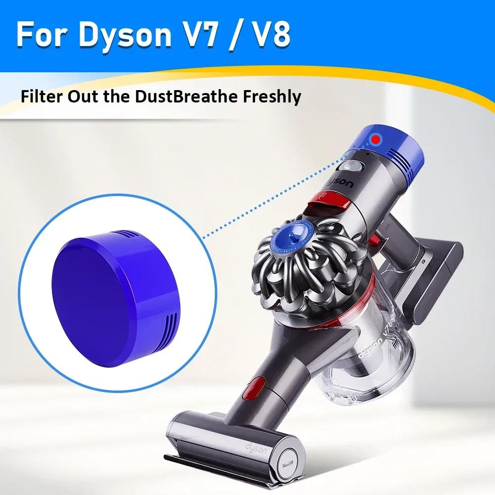 Комплект предварительного и HEPA-фильтра для беспроводного пылесоса Dyson V7 V8, сменные детали для задней крышки двигателя