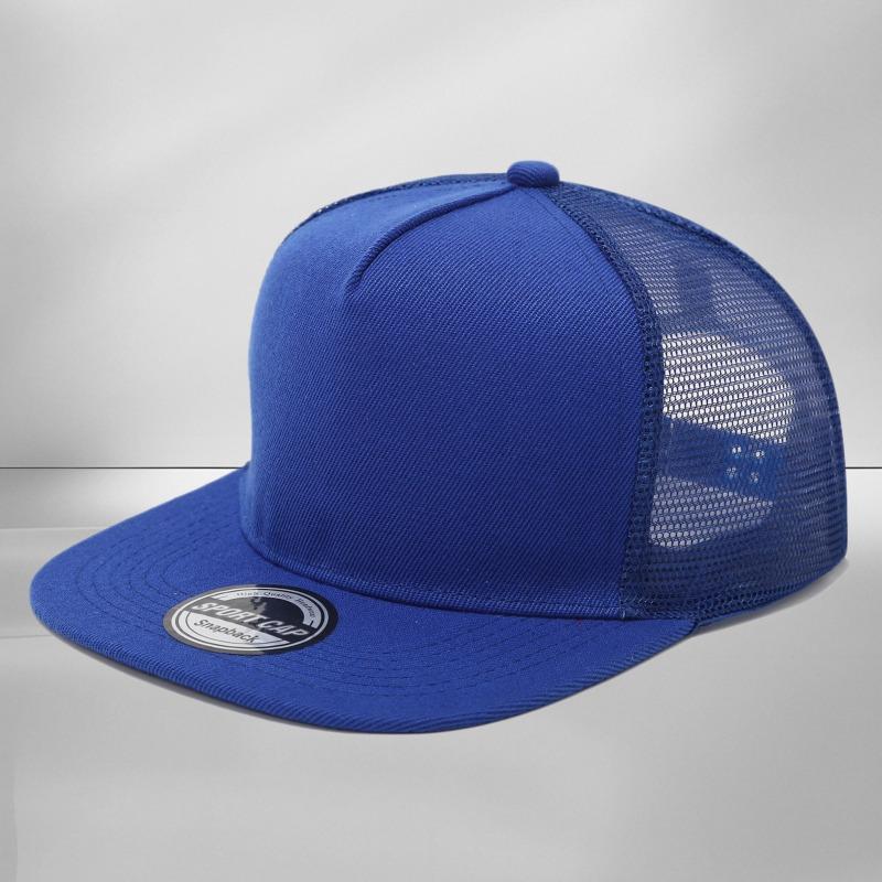 Hip Hop Net Cap Flat Edge Baseball Baseball Cap Printed Embroidered Men's and Women's Sunshade Sun Protection Cap