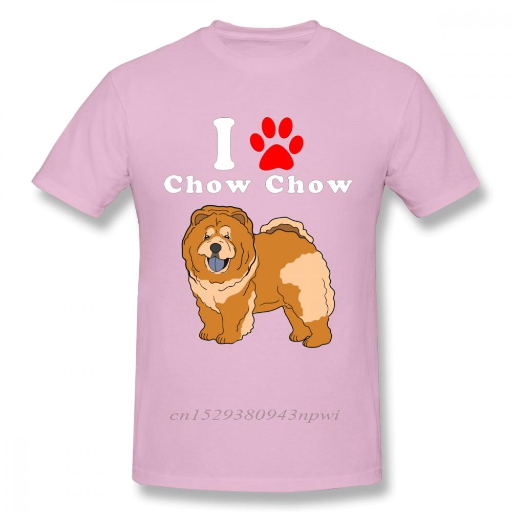 Round Neck I Love My Chow Chow In The Year Of The Dog Adopt Rescue Dog Lover Mom Or Dad Save Abandoned Pet Dot t shirt
