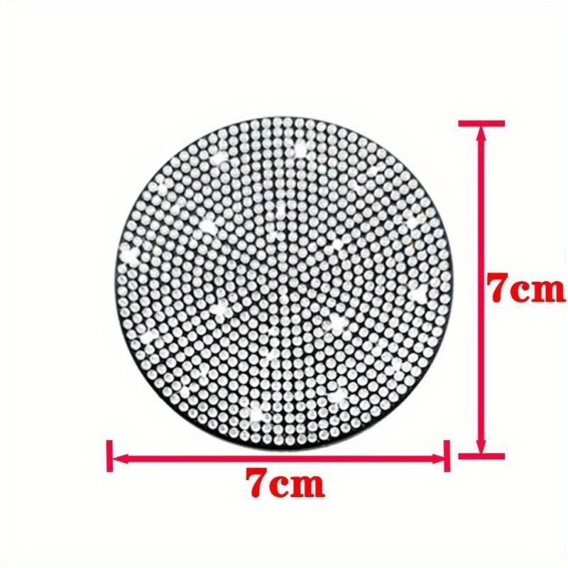 Diamond Car Coaster Water Cup Slot Non-Slip Mat Silica Gel Pad Cup Holder Mat Gadget Bling Waterproof Car Interior Accessories