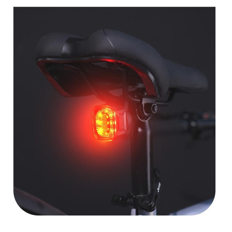 Умный задний фонарь для велосипеда USB-C Автоматический датчик торможения Водонепроницаемый IPX6 Светодиодный предупреждающий задний фонарь для безопасности езды на велосипеде
