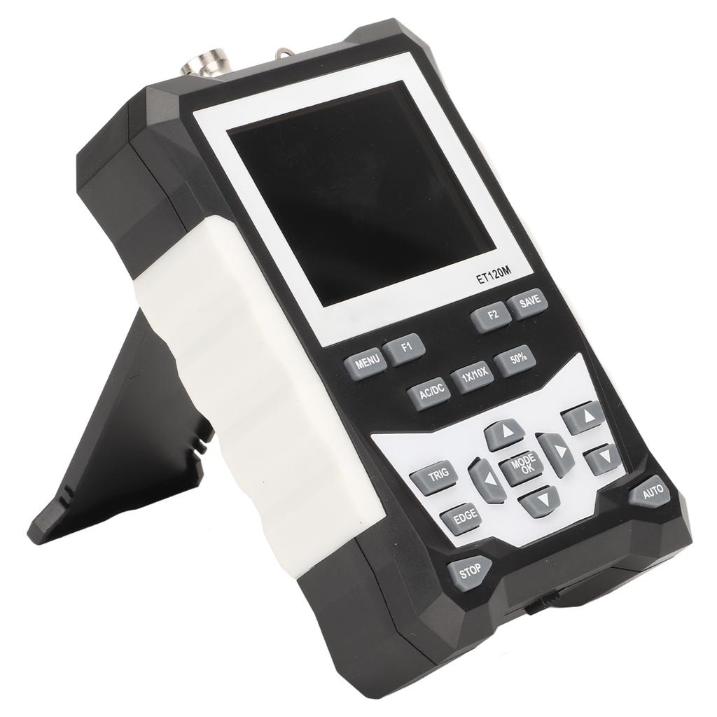 Ручной осциллограф 120 МГц Полоса пропускания формы сигнала Высокая точность 2,4-дюймовый TFT Цифровой цветной аналоговый осциллограф Набор