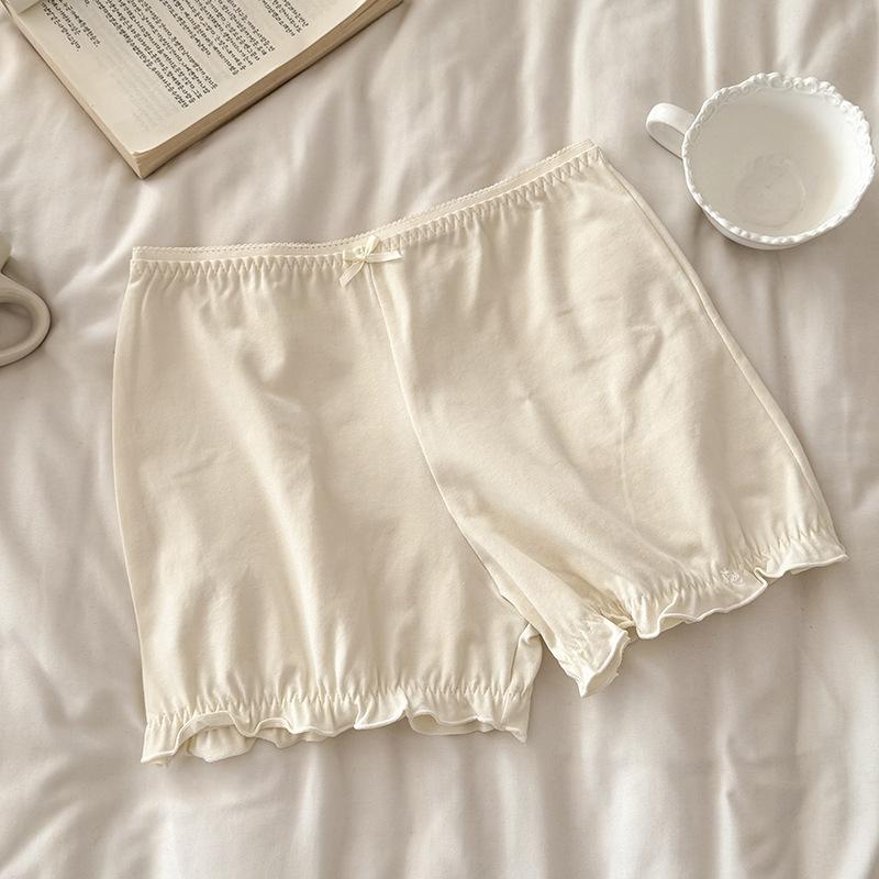 Женское Весенне-Осеннее Новое Модель Чистый Хлопок Антибликовое 10A Антибактериальное Плоский Угол Безопасное Нижнее Белье