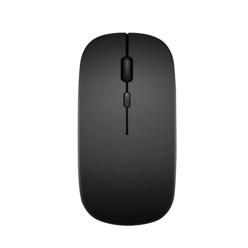 Thin Usb Optical Rechargeable Wireless Mouse 2.4g Receiver Super Slim Mouse Cordless Computer Pc Laptop Desktop