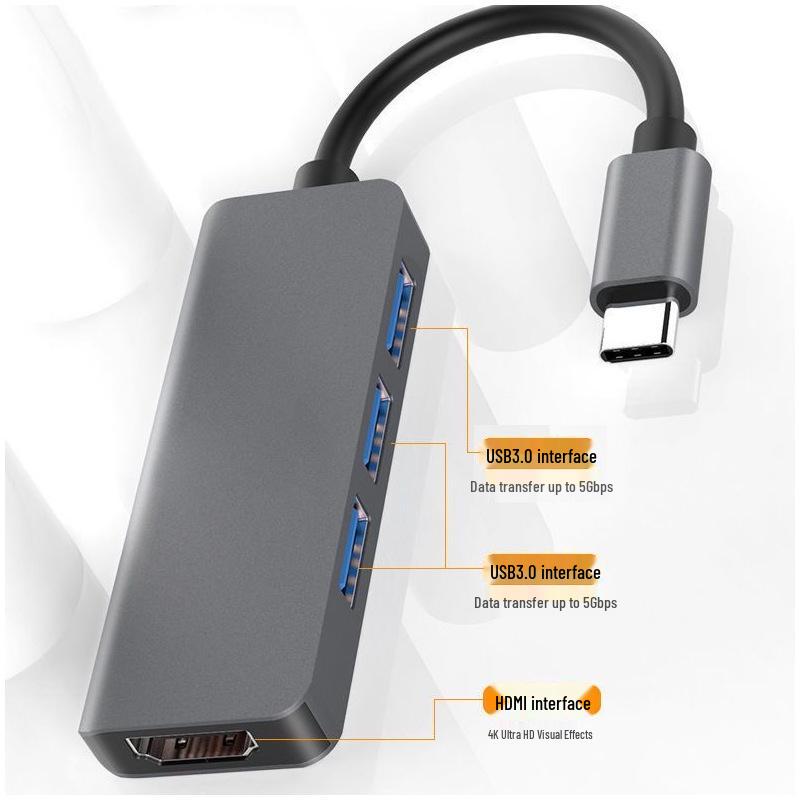 USB-C Док-станция и HDMI-адаптер для ноутбуков и телефонов