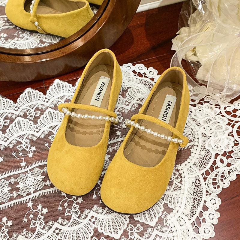 Late Evening Breeze Gentle Shoes Flat Single Shoes Women's 2025 New Summer Mary Jane Shoes with Skirts Soft-soled Maternity Shoes