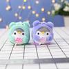 Cute Penguin Doll Key Chain Girl Cartoon Car Plush Key Chain Kawaii Lady Bag Accessories