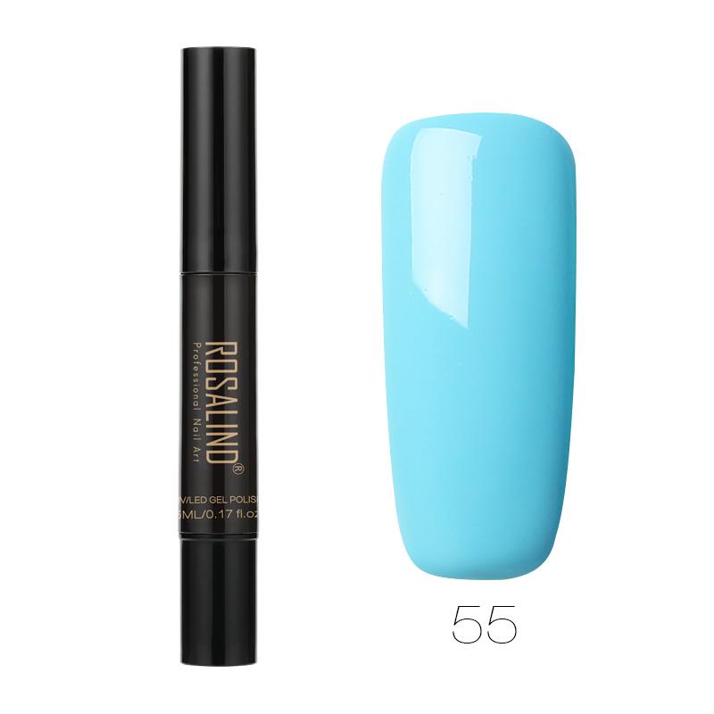 ROSALIND Гель-лак для ногтей 5 мл 01-58 Soak Off Top White Brush Pen Nails Art Полуперманентный УФ-гель