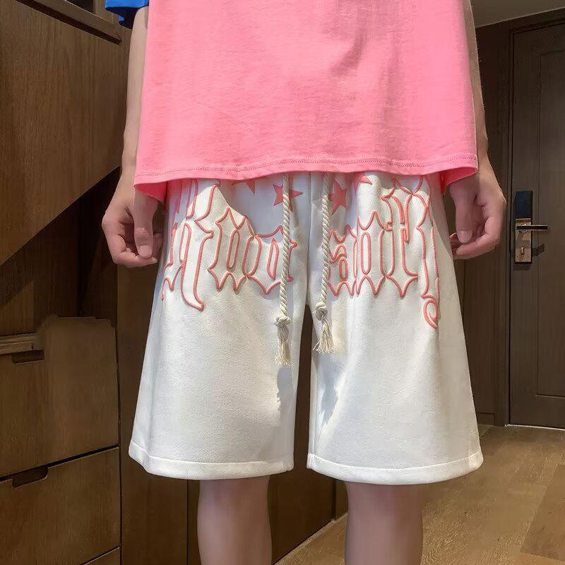 Шорты мужские летние новые спортивные свободные модные брендовые универсальные пляжные брюки с пятью точками