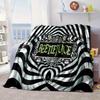 Beetle Haunted House Blanket Flannel Blanket for bed, sofa, Camping, Hiking, Picnic Essentials, gift for family Fan gifts