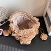 Новая модная сумка-мессенджер для девочек, розовая сумка-поросенок, нишевый дизайн, универсальная, милая, плюшевая сумка