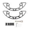 Chainring Guard Aluminum Alloy Separated Crankset Chain Wheel Protector Cover for 30T To 32T 104BCD