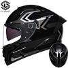 New Motorcycle Helmet Full Face Double Lens Racing Off-road Helmets Capacetes Men Cascos Para Moto DOT Approved Four Season