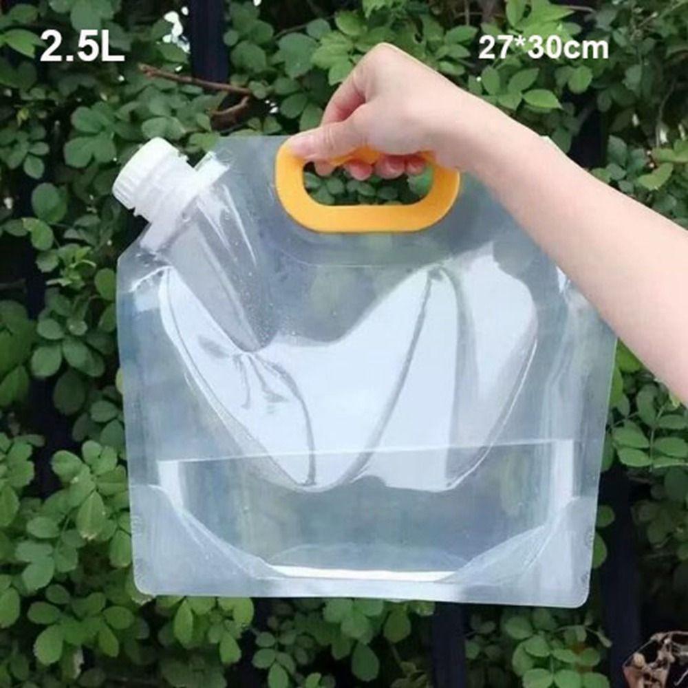 Portable Folding Water Bucket Bag 2.5L/8L Large Capacity Water Container Camping Supplies