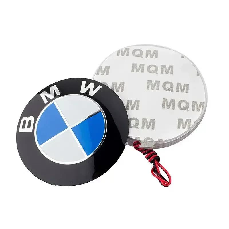 vbjly8 Car LED Emblem Light 82mm Front Or Rear Static Single Color Red Blue White FOR BMW F10 E90 E60 E61 E93 E87 F30 F15 X1 X3 X5 X6 QT5