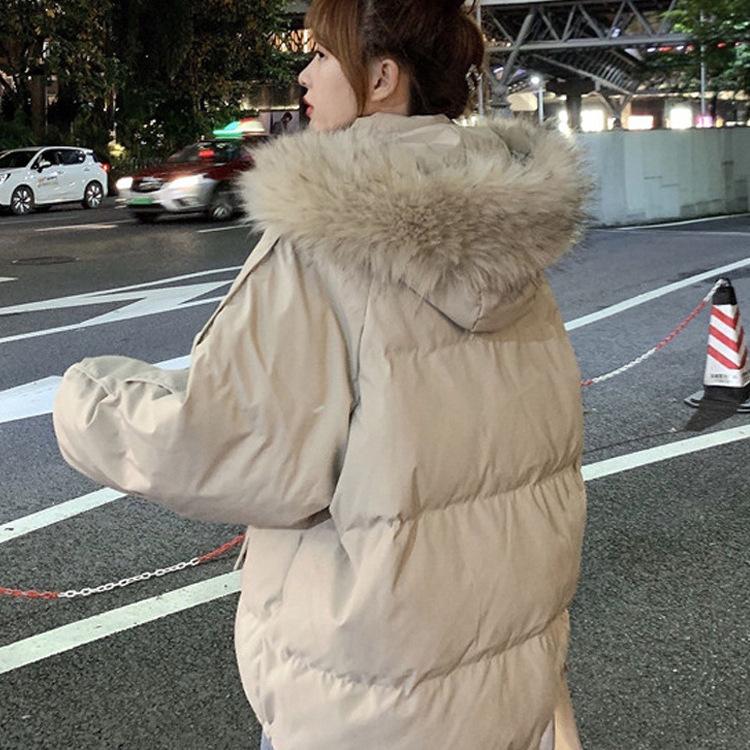 Пуховая одежда для женщин в 2024 году, новая зимняя утолщенная короткая одежда на хлопковой подкладке, куртки на хлопковой подкладке, свободные и тонкие, чтобы преодолеть женщин