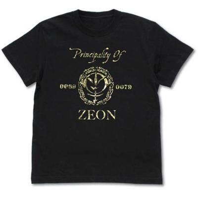 Мобильный костюм Gundam Zeon Винтажная золотая футболка S Одежда Летний интерьер