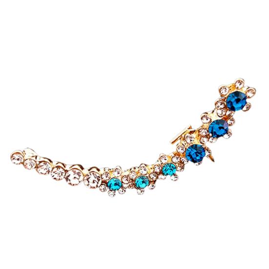 1 шт., интегрированные серьги-гвоздики для пирсинга для девочек, серьги-гвоздики со снежинками и стразами, ювелирные аксессуары