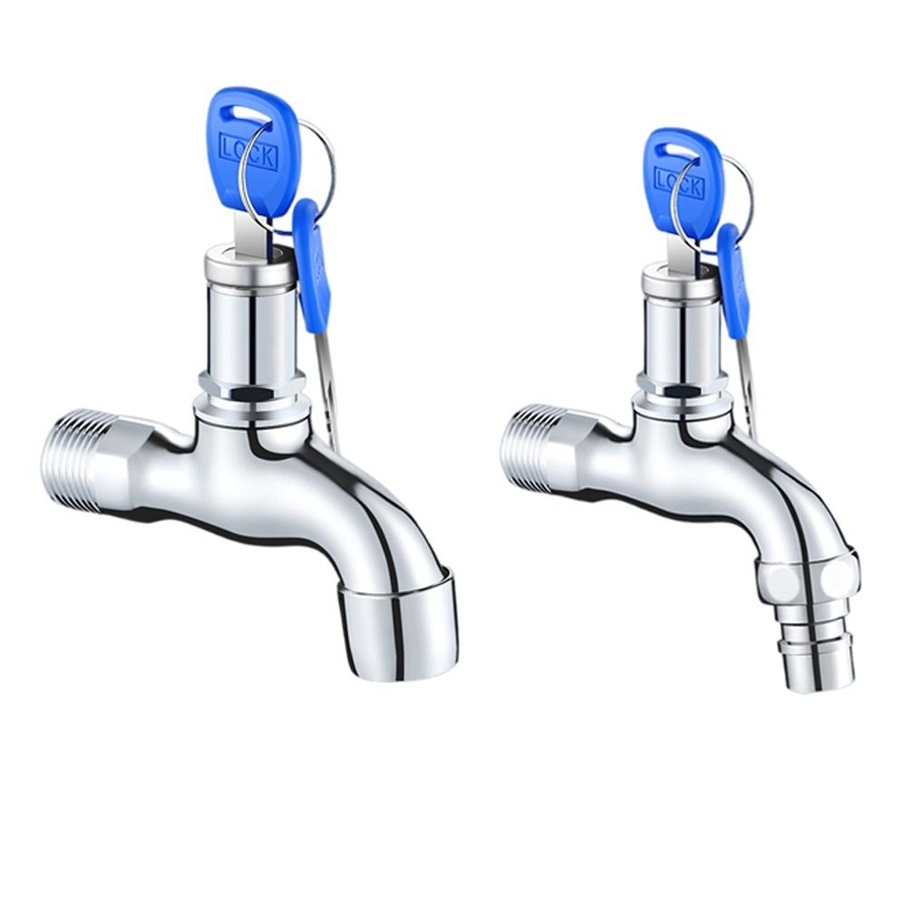 20 мм Запираемый кран Сплав Кухонный кран Высокое качество Противокражный кран Наружный
