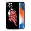 Роскошный прозрачный чехол для телефона для iPhone 15 14 13 12 11 Pro Max XS X XR 7 8 Plus Прозрачная противоударная накладка Самурай Маска Они неон
