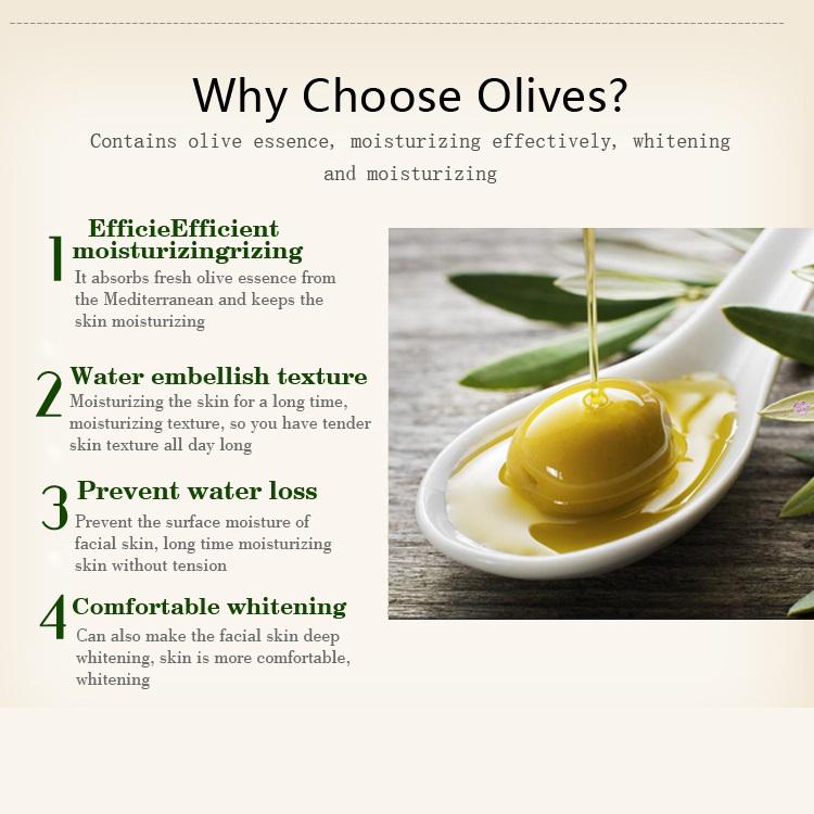 Оливковая увлажняющая питательная жидкая сыворотка для лица с гиалуроновой кислотой, антивозрастная эссенция для лечения прыщей