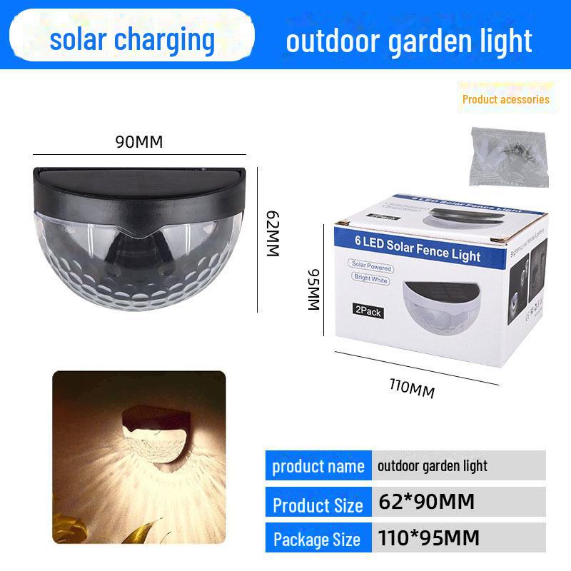 Уличный солнечный настенный светильник с капельным эффектом воды - декоративный ночной светильник для сада и ступеней