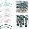 Stainless Steel Drying Rack With 10 Hold Clips Yoga Pants Hanger New Leggings Organizer  for Home