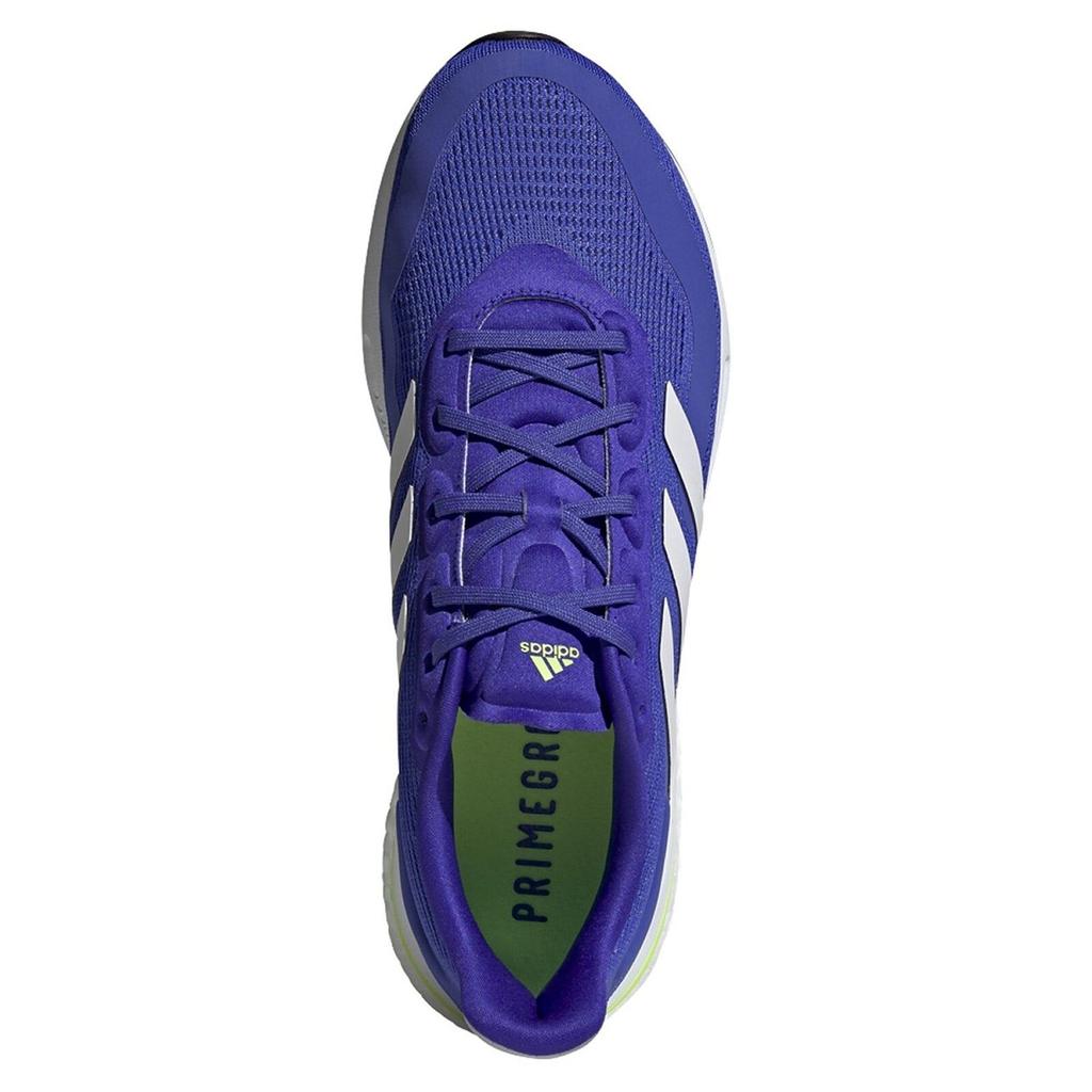 Adidas Мужские кроссовки Supernova Sonic Ink Blue Cloud-White Signal-Green S42725