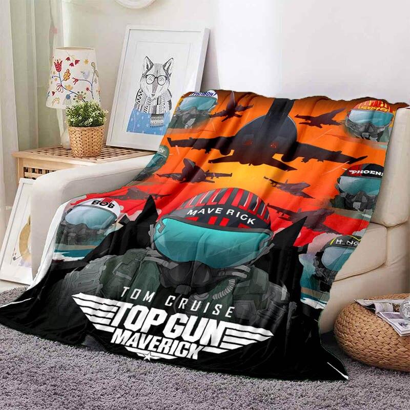 Классический фильм Top Gun Плед Детский теплый и красивый плед Мягкий и удобный плед Подарок на день рождения