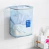 Folding Laundry Basket Organizer Dirty Clothes Bathroom Clothes Mesh Storage Bag Home Wall Mounted Hanging Basket Frame Bucket