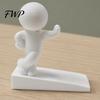 Anti-slip Doorstop Cute Door Stopper Wedge, Little Figure Non-Slip Stop for Bottom Human-shaped of Door, 3D Printed Decorative Wedge Bedroom