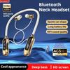 Sports Car Shape Stereo Sound Neckband LED Display Wireless Bluetooth Headphones Magnetic In-ear Headsets Sports Gamer Earphones
