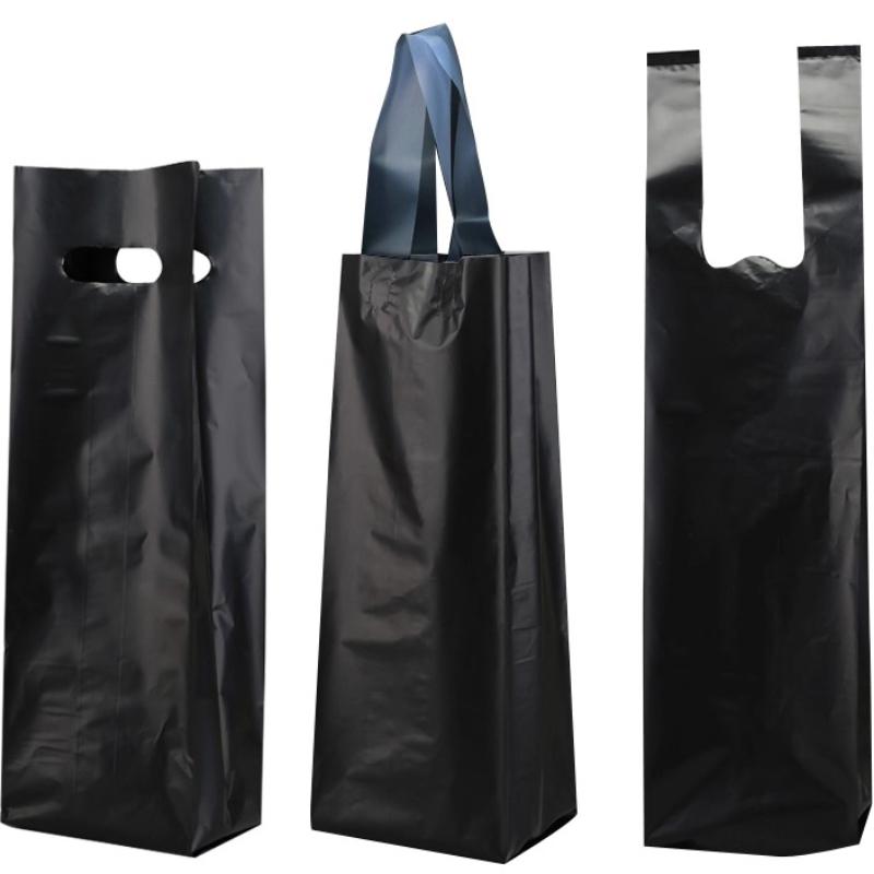 Одинарная упаковка Пластиковые сумки Тоут Сумка-тоут для красного вина Специализированные упаковочные пакеты Портативная Универсальная сумка для переноски Износостойкий Устойчивый к растяжению ПЭ материал