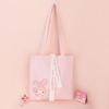 My Melody Kuromi Daily Eco Bag Strap Canvas Bag School Bag, a Popular Character In Korea