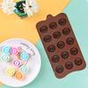 Silicone Chocolate Molds for Truffles Caramel Hard Candy Food-Grade Reusable Easy To Clean Chocolates Candies Jelly Kitchen Essential