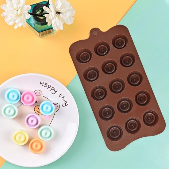 Silicone Chocolate Molds for Truffles Caramel Hard Candy Food-Grade Reusable Easy To Clean Chocolates Candies Jelly Kitchen Essential