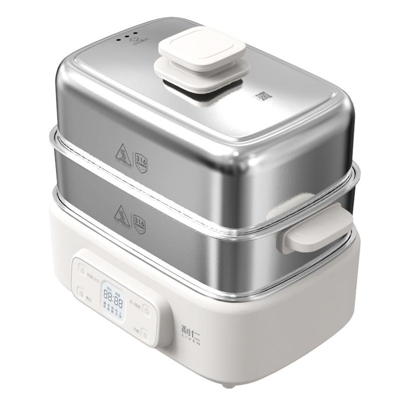 Liren small steel man 316 stainless steel electric steamer stew 0 coating