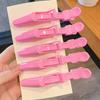 5pcs/set Plastic Hairdressing Hair Clips Fashion Hair Grip Clips Haircut Section Clamps  Girls