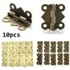 10Pcs Vintage Jewellery Box Hinge Decorative Butterfly Door Hinge Cabinet Butterfly Hinge Furniture