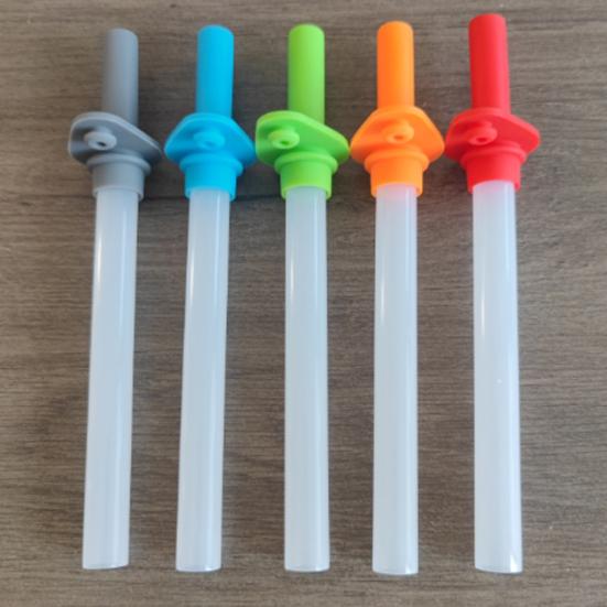 Замена соломы для бутылки с водой для чашки Zak, не содержит бисфенола-А, легко чистится, прикусывающий клапан, аксессуары для соломинок для питья