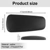 2Pcs Car Armrest Pad Soft Leather Car Knee Cushion Universal Car Door Armrest Pads Comfortable Car Arm Rest Elbow Pads