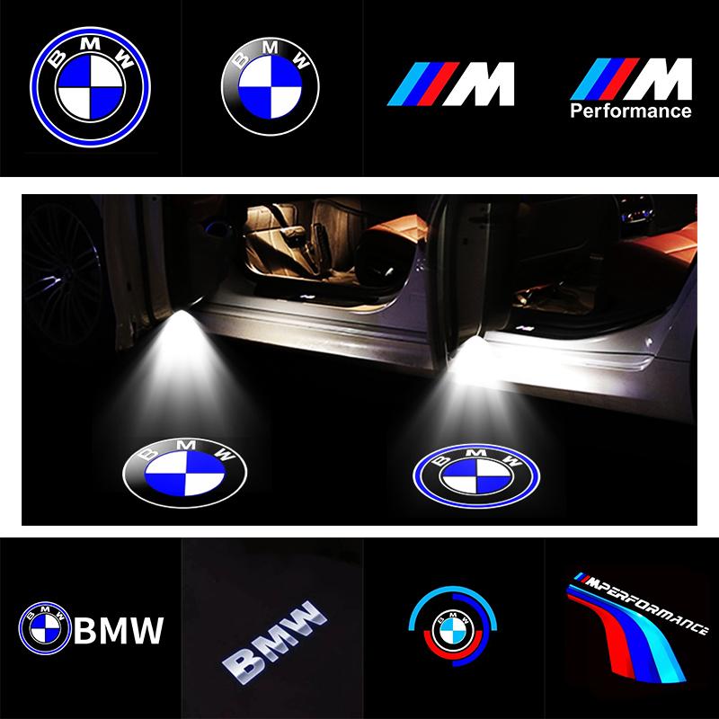 For BMW XF39Led Car Door logo Welcome Light For BMW X1 X2 X3 X4 Wheel Hub Caps Badge X5 X6 F48 F39 F10 F30 G11 E60 G01 E84 E83 Accessories