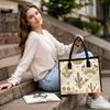 Bohemian Desert Pattern Casual Tote Bag Daily Use Lightweight Shoulder Bag for Shopping Travel