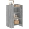 VidaXL Buffet sonoma gris 45x35x75 cm Bois d'ingénierie, armoire, armoire latérale, armoire de rangement, armoire, placard, 848386