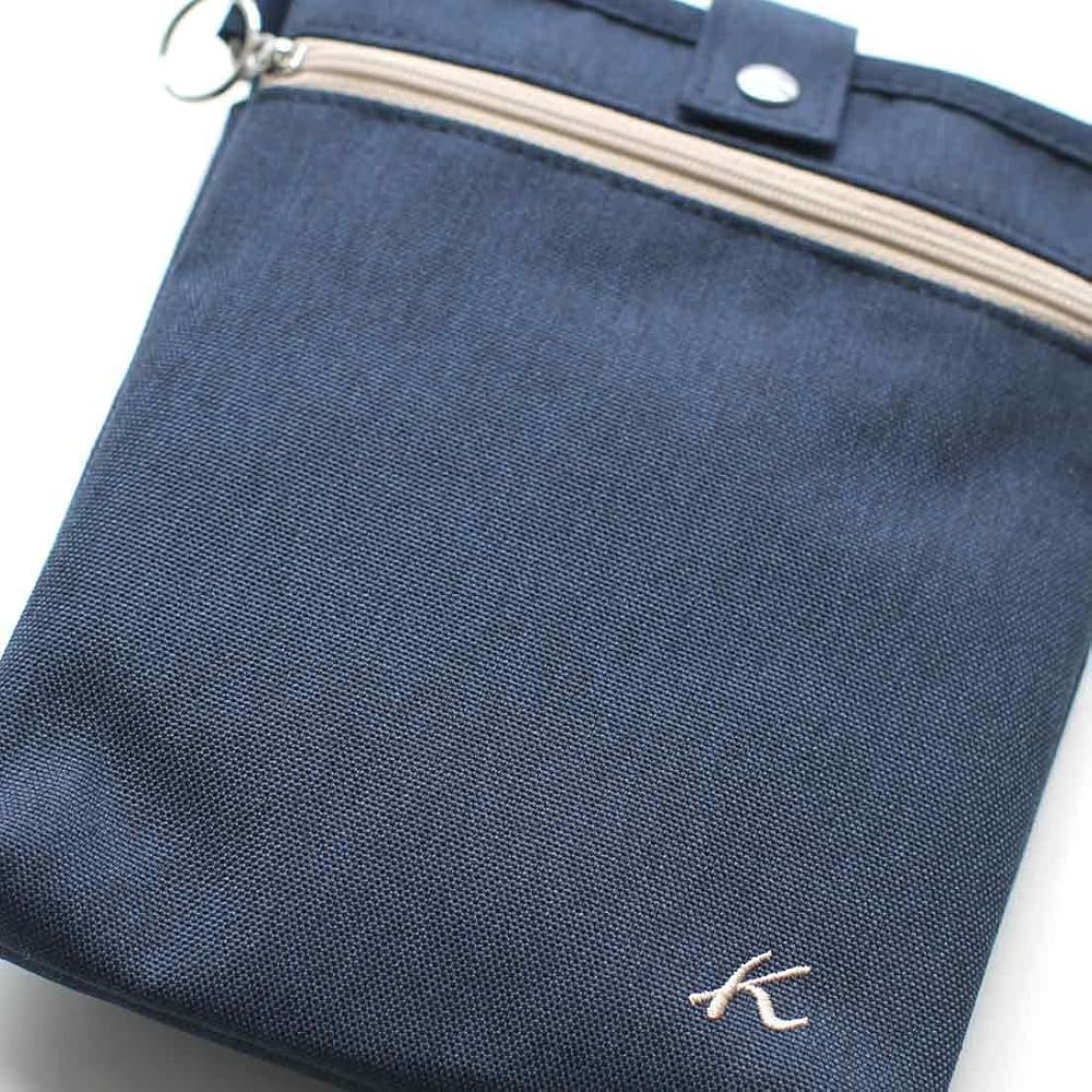 Kitamura Shoulder Pouch, Pochette, Smartphone Shoulder Bag, Approx. 19cm x 15cm x 2cm, 001832 Navy