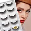 5/3 Pairs Handmade Faux Mink Eyelashes Soft Long Fluffy Lashes Makeup Eye Hair Lashes Extension Natural False Eyelash Cils G808