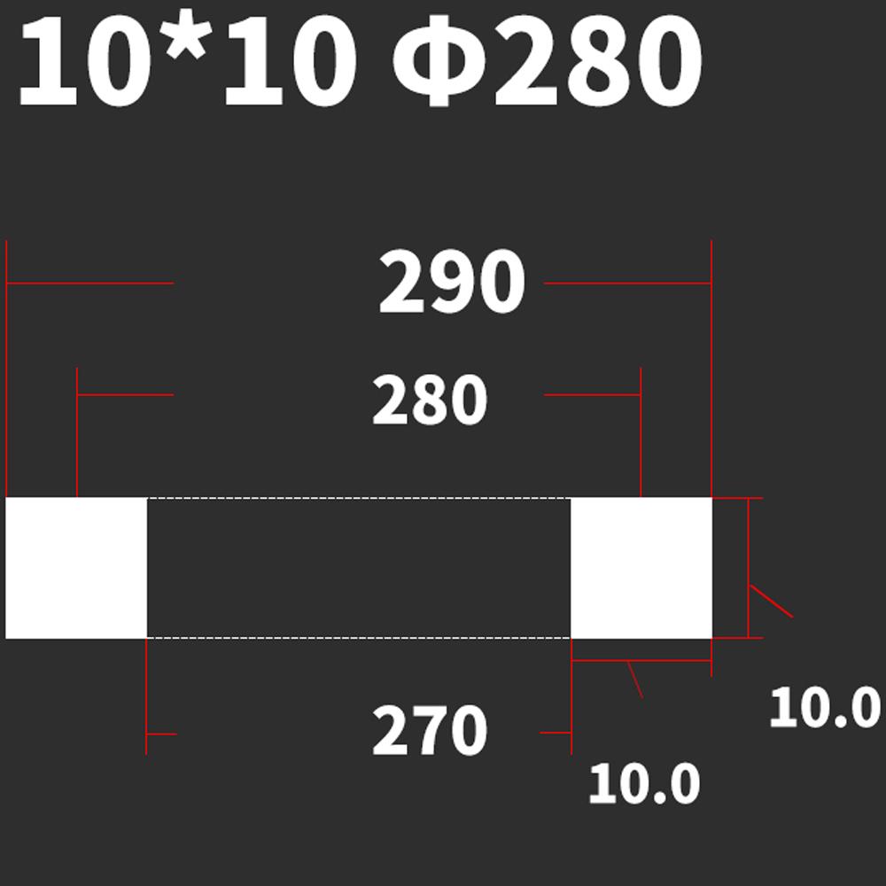 170-1220 мм Силиконовая резина VMQ 10 мм Квадратная уплотнительная прокладка Лента Для Давления Круглого Люка Бака Круглого Люка Дверца Санитарная