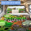 Plants vs. Zombies print Pattern Bedding,Quilt Set Quilt Cover Pillowcase Home Birthday Gift (1*duvet cover+2*pillowcase,without core)XSJT0917560