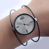 Women Metal Watches Simple Steel Wire Watch Bands Vintage Round Quartz Wrist Clock Charm Outdoor