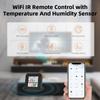 3 In 1 IR Remote Control with Smart Temperature Humidity Monitor LCD Screen WiFi BT Dual Mode